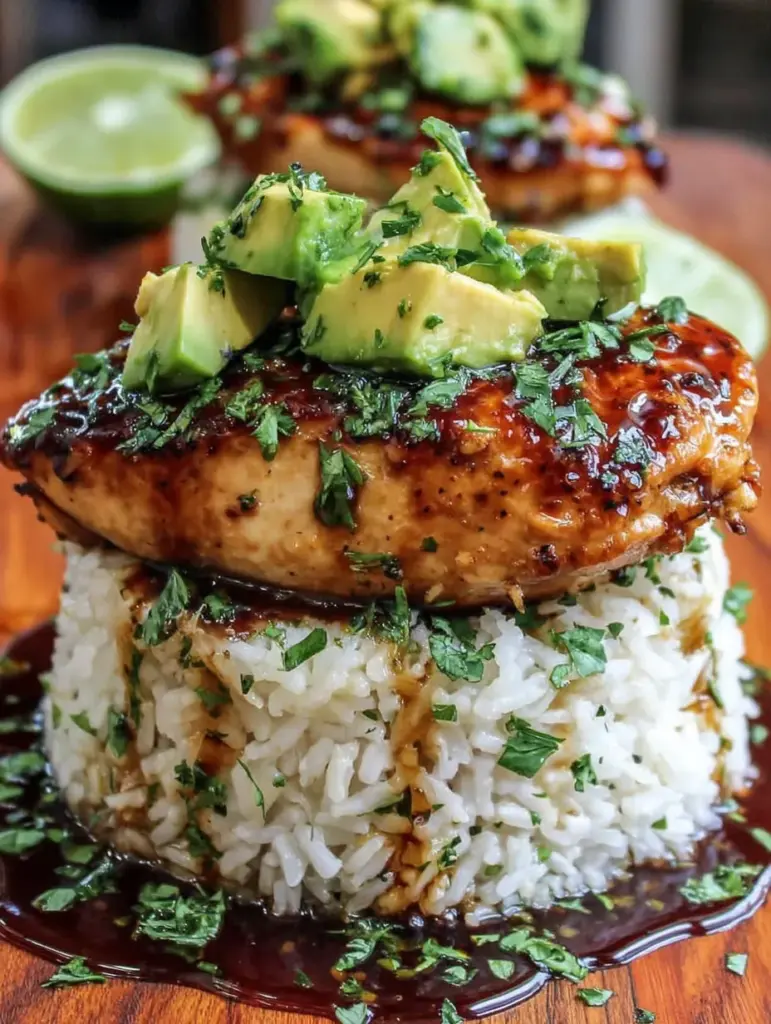 Delight in a Honey Lime Chicken & Avocado Rice Stack - image 3
