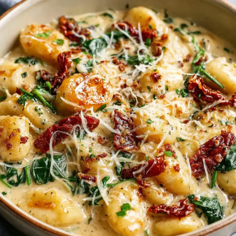 Indulge in Comfort: Creamy Buttery Tuscan Gnocchi Recipe